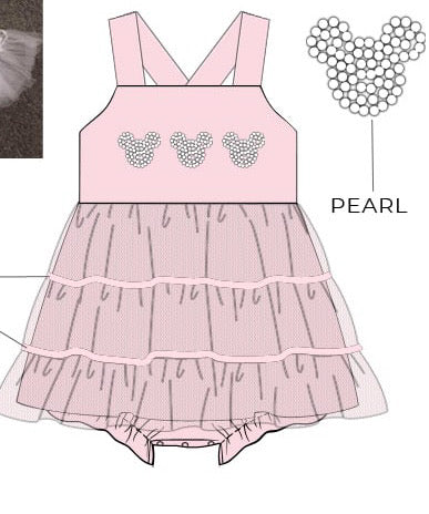 Pre sale ships September: Pearl mouse skirted bubble