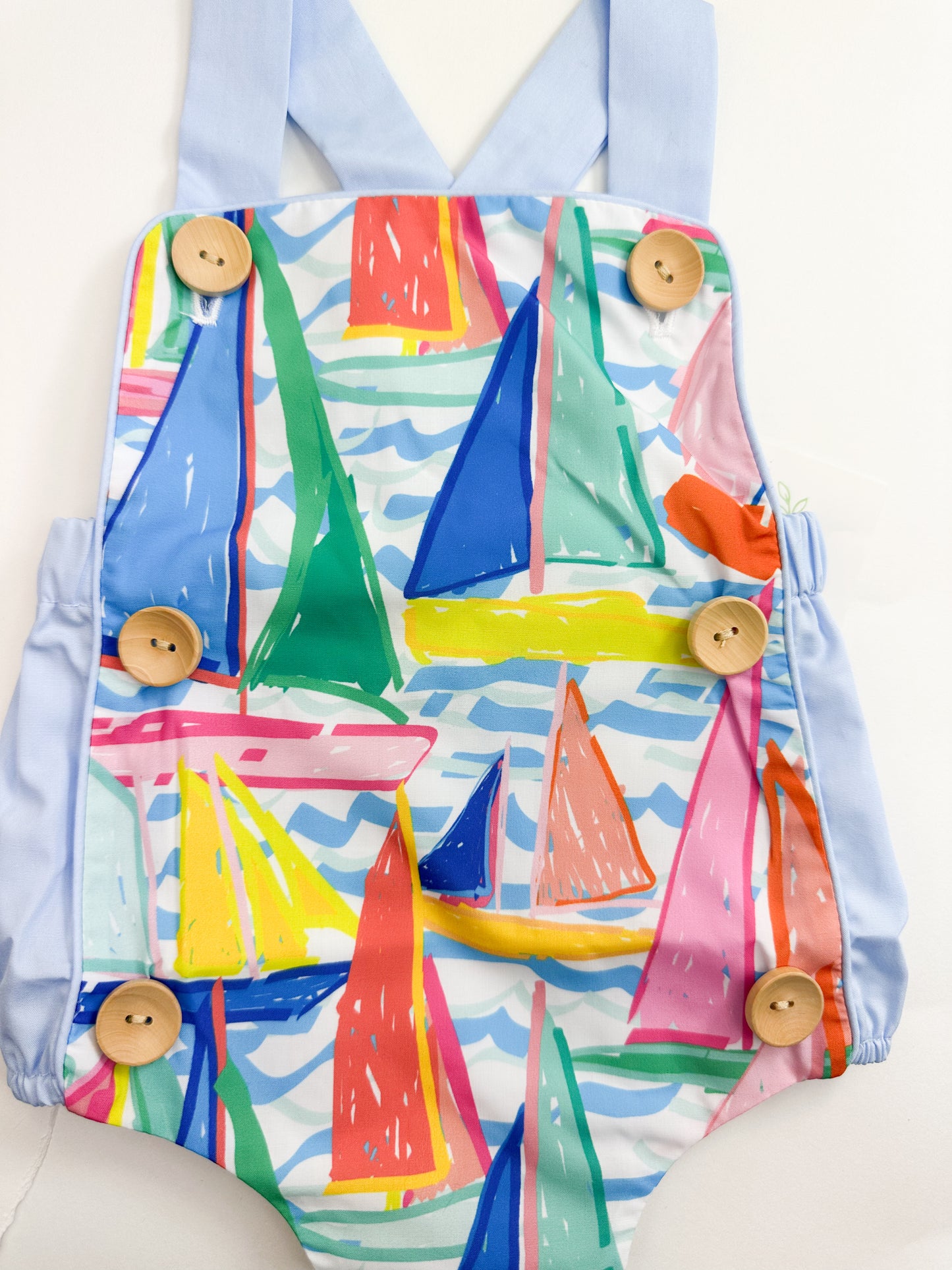 Sailboat Sunsuit :Boys
