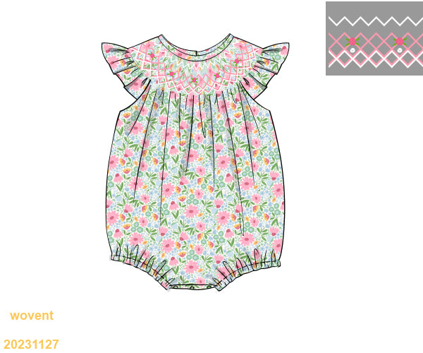 SPRING PO SHIPS MARCH(1-31): Susie Floral Bubble