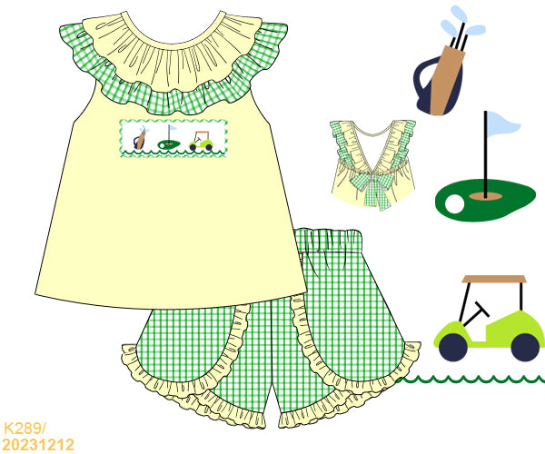 Golf Collection: Caddy Shack Shorts Set