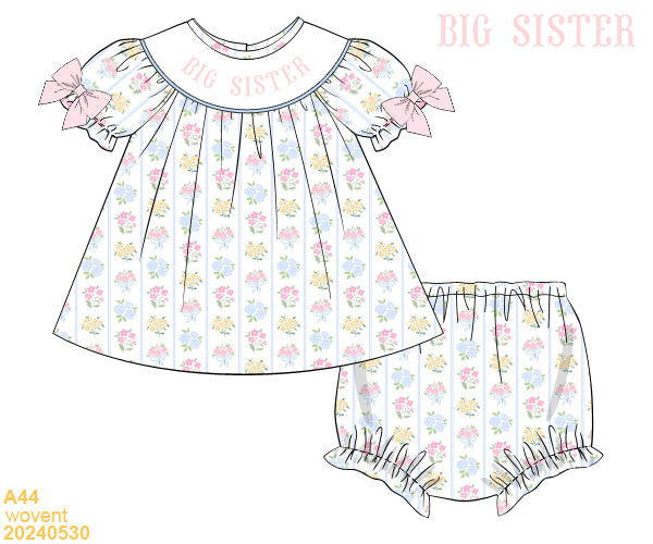 Coming Home Collection: Big Sister Bloomer Set
