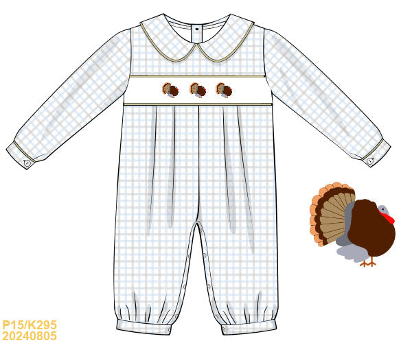 Fall Turkey Romper
