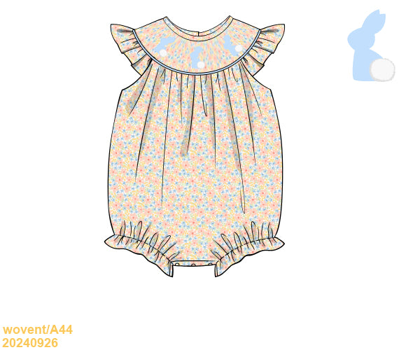 Spring Collection: Blue Bunny Bubble
