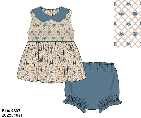 PRE SALE SHIPS AUGUST: Fall Garden Party Bloomer Set