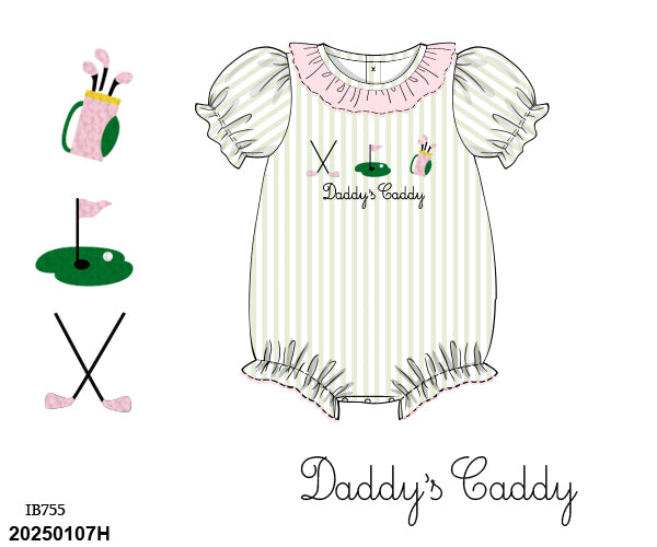 Daddy's Caddy Girl Bubble
