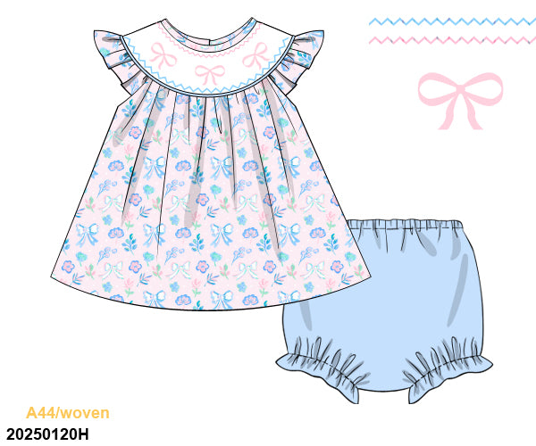 Massey Floral Bloomer Set