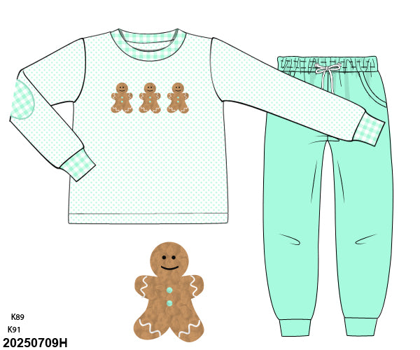 PRE SALE: Gingerbread Gent Jogger Set