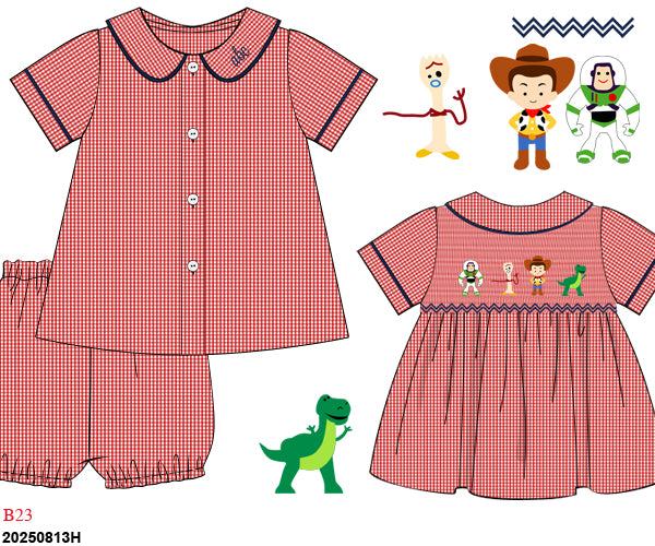 PRE SALE SHIPS JULY: Rootin Tootin Bubble Shorts Set