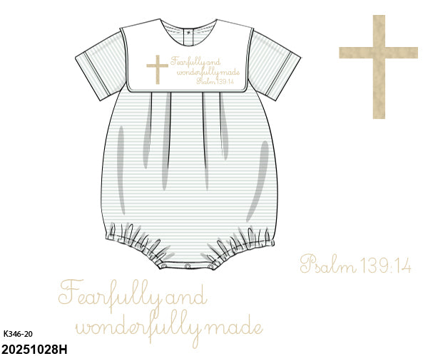SPRING PO SHIPS MARCH(1-31): Fearfully and wonderfully made boy bubble