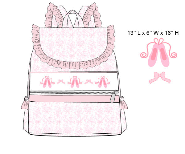PRE SALE SHIPS APRIL(1-30): Ballerina Back Pack