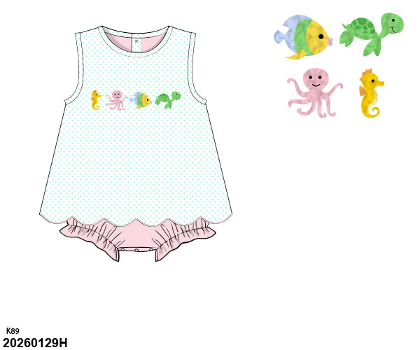 PRE SALE SHIPS JUNE: Ocean Friends Skirted Bubble