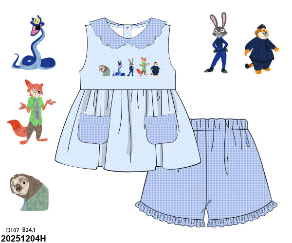 PRE SALE SHIPS SEPTEMBER: Judy and Friends Shorts Set