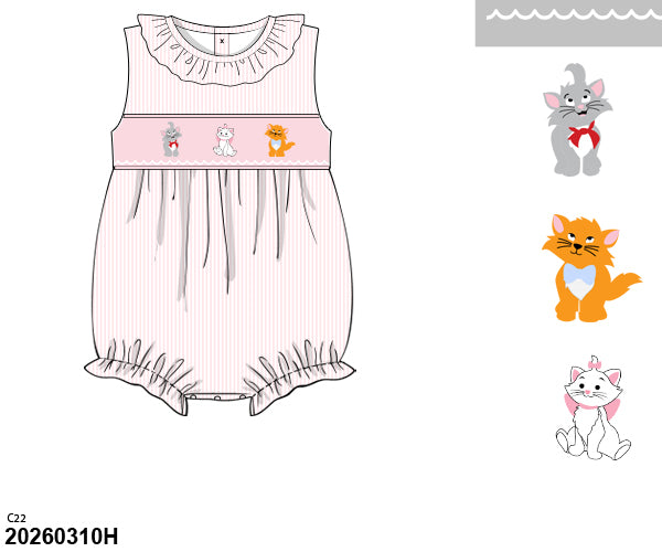 PRE SALE SHIPS JULY: Parisian Cats Bubble