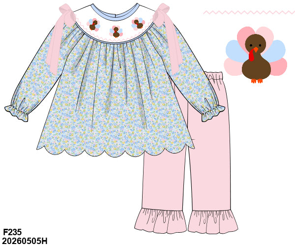 PRE SALE SHIPS SEPTEMBER: Floral Turkey Pants Set