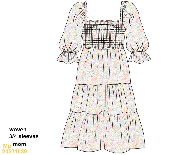 Frannie Floral Mom Dress