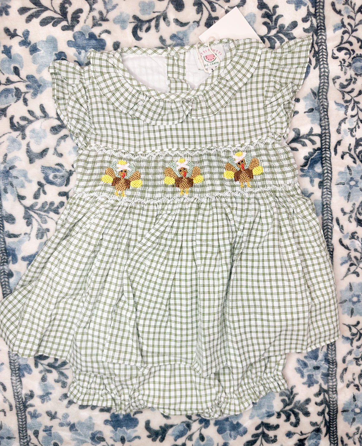 PRE SALE SHIPS SEPTEMBER: Turkey Bloomer/Dress