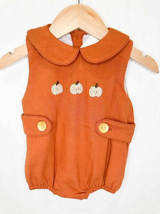 Little White Pumpkin Boy Bubble