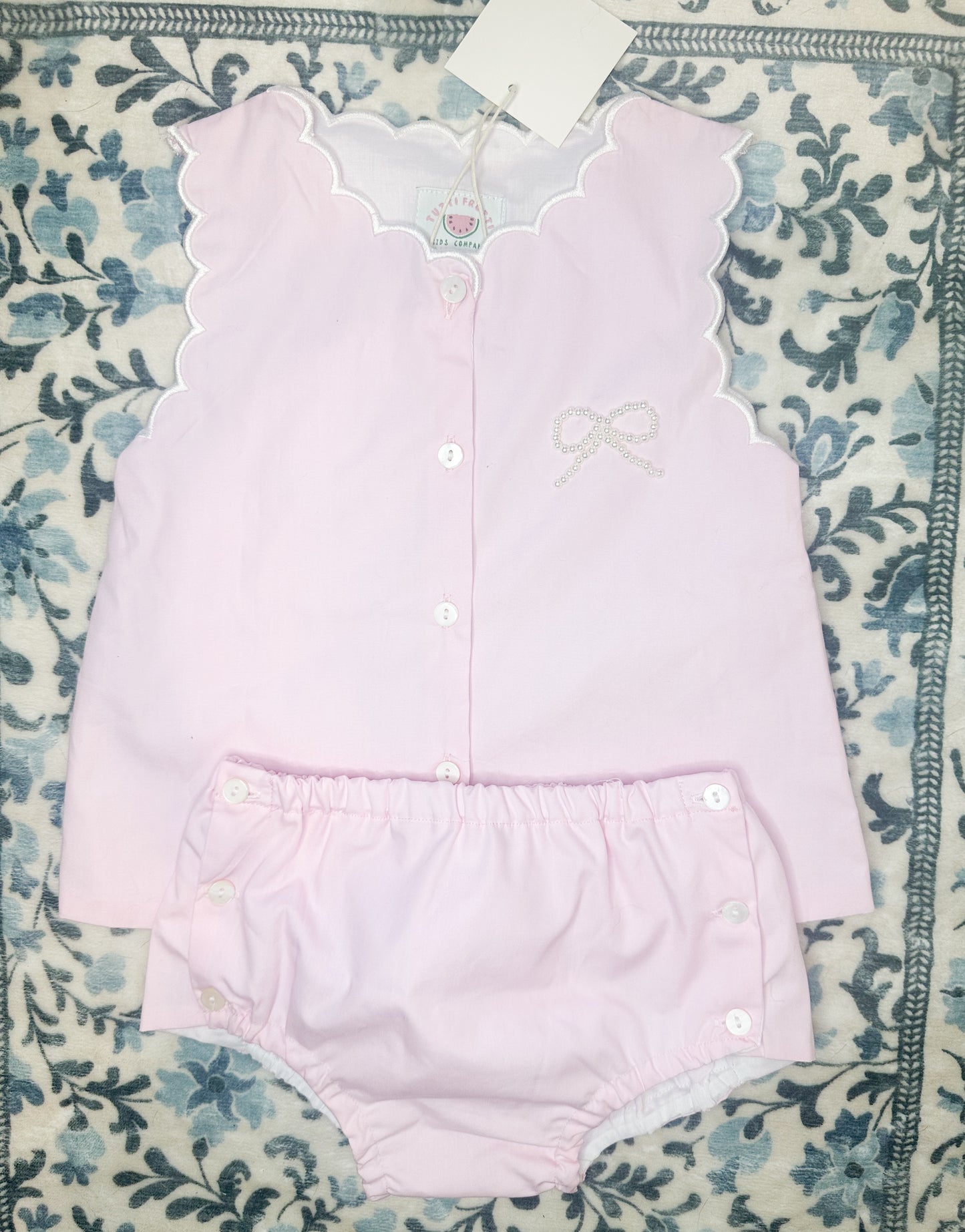 Pretty in Pearls Diaper Set