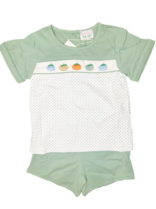 Pumpkin Patch Shorty Shorts Set