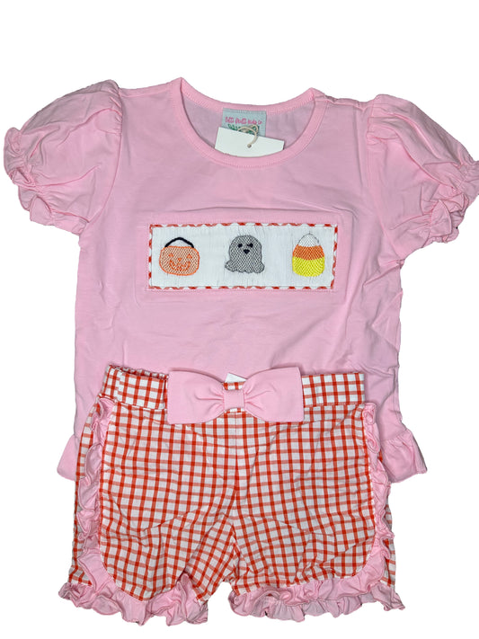 Trick or Treat Shorts Set