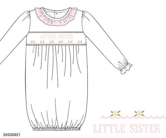 WINTER PO 1 SHIPS DECEMBER: Floral Little Sister Layette
