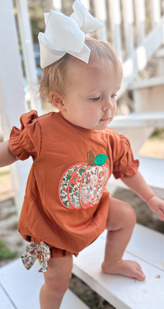 Floral Pumpkin Bubble