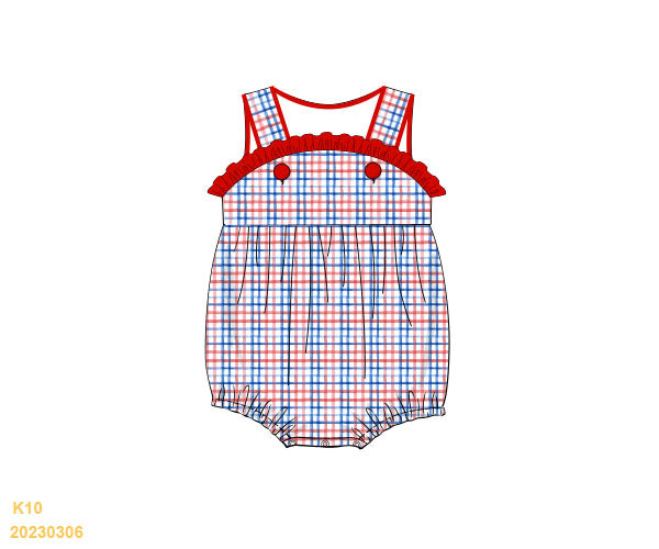 PATRIOTIC COLLECTION: Patriotic every day bubble girls
