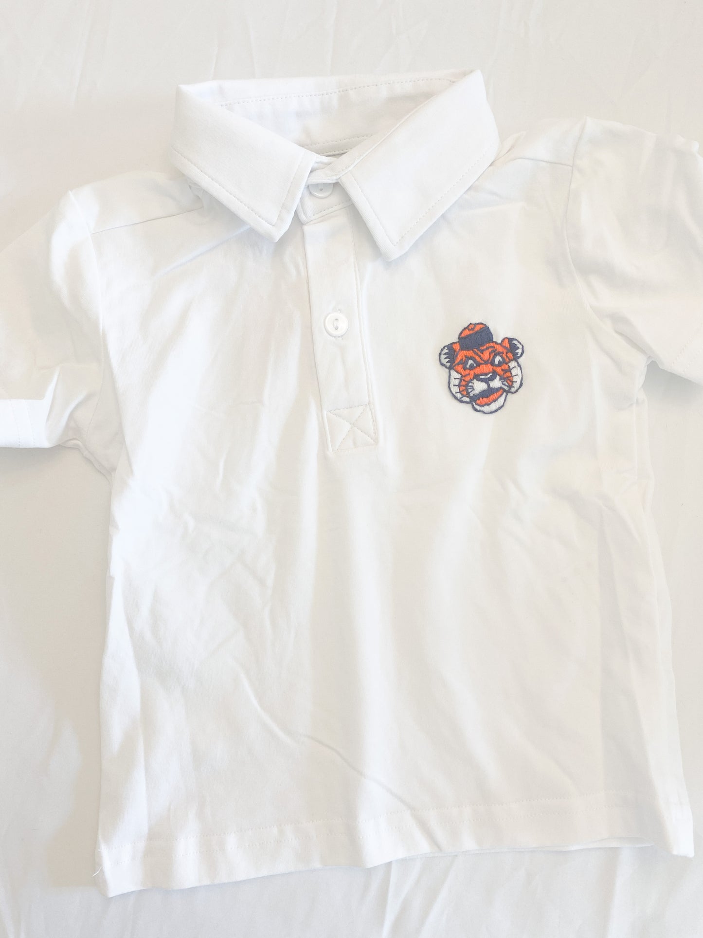 Tiger Fan white Polo