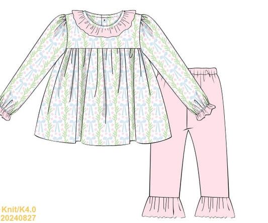 Winter Collection: Charlotte Bow Pants Set