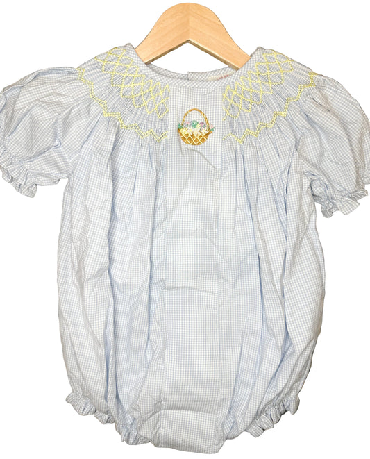 Easter Egg Hunt Smocked Bubble