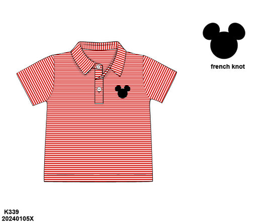 PRE SALE SHIPS JULY: French Knot Mouse Polo