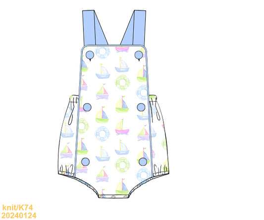 Destin Sailboat Sunsuit