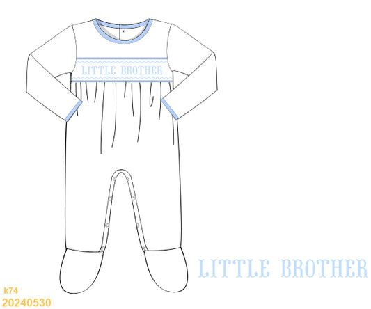 CUSTOM PRE ORDER: Boy Footed onesie