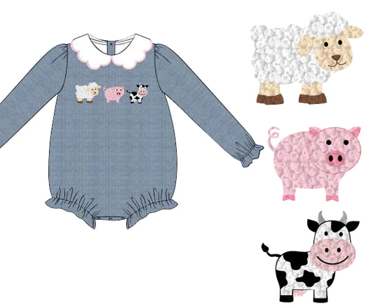 PRE SALE SHIPS DECEMBER: Farm Sweater Bubble Girls