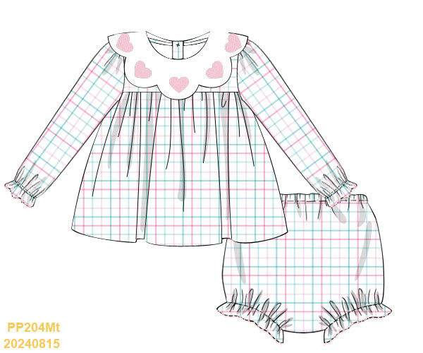 Winter Collection:  Sweetheart Bloomer Set