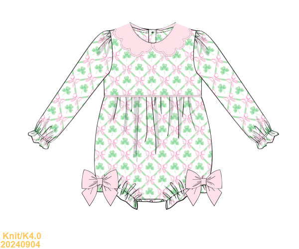 Spring Collection:  Pink Shamrock Bubble