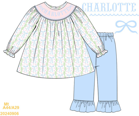PRE SALE: Tied with Frost Pants Set