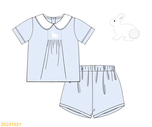 Spring Collection: Boy Bunny Shorts Set