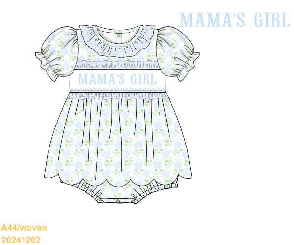 SPRING PO SHIPS MARCH(1-31): Mama's Girl Bubble CUSTOMIZABLE