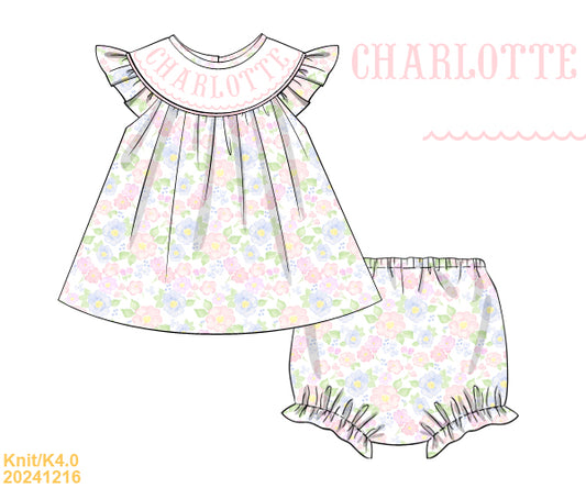Pre Sale: Sally Floral Bloomer Set