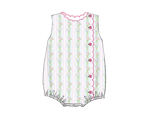 PRE SALE SHIPS MAY: Pink Trellis Bubble