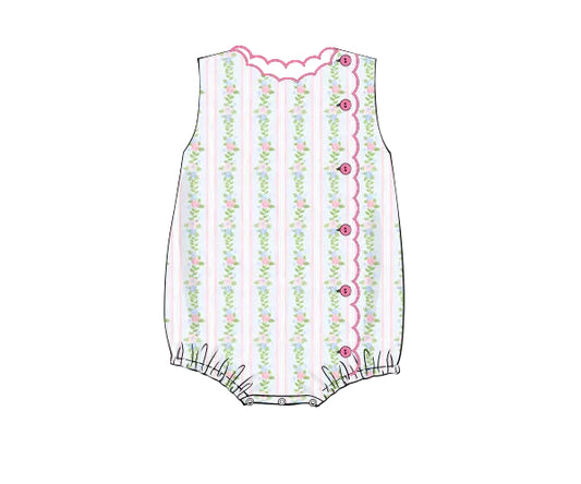 PRE SALE SHIPS MAY: Pink Trellis Bubble