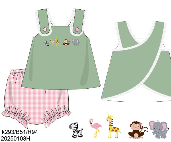 Zoo Friends Bloomer Set