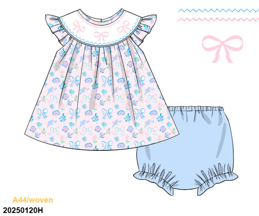 Massey Floral Bloomer Set