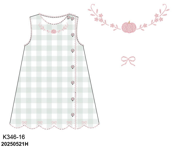 Fall Check Dress