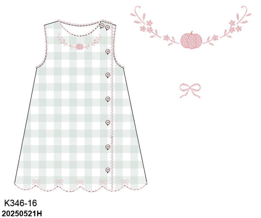 Fall Check Dress
