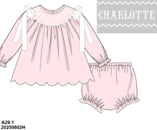 WINTER PO 1 SHIPS DECEMBER: LILY JANE BLOOMER SET