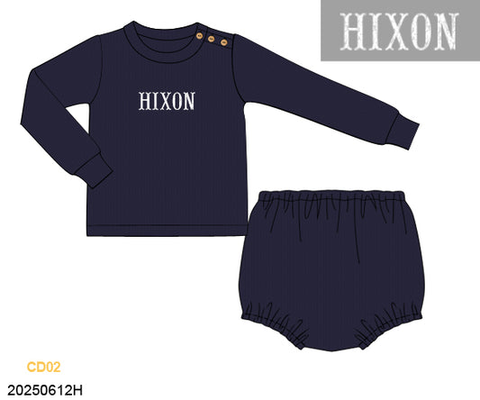 CUSTOM PRE SALE: NAVY Sweater Diaper Set