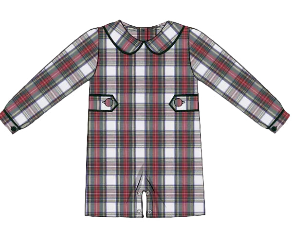PRE SALE SHIPS OCTOBER: Christmas Plaid Shortall