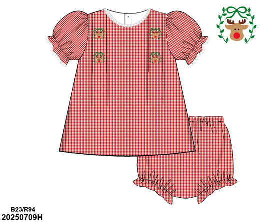 PRE SALE: Reindeer Romp Bloomer Set
